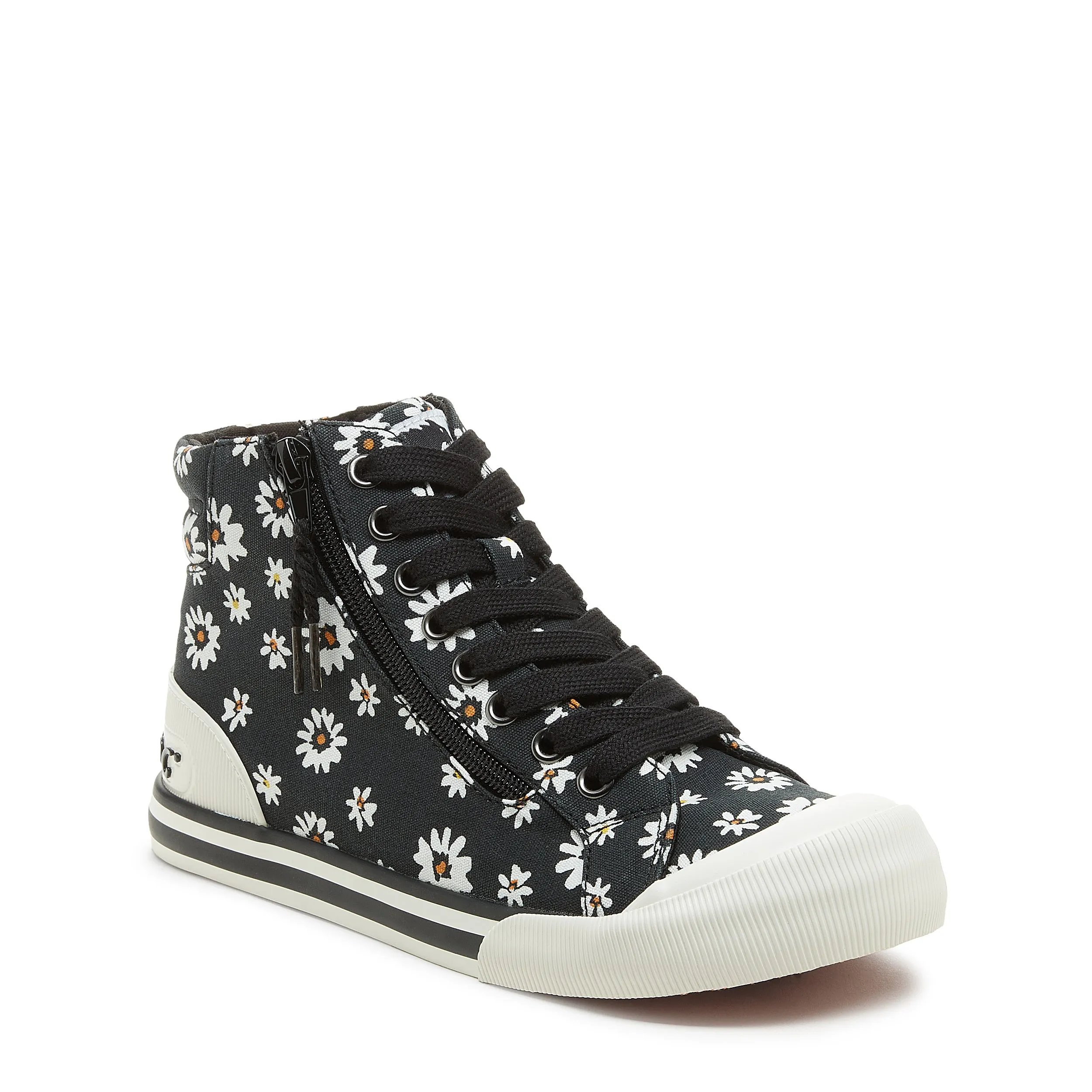 Jazzin Daisy Black High Top Sneaker