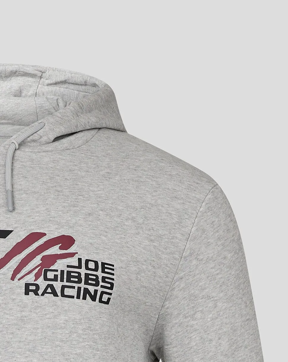 Joe Gibbs Racing Lifestyle Hoodie - Gray/Black