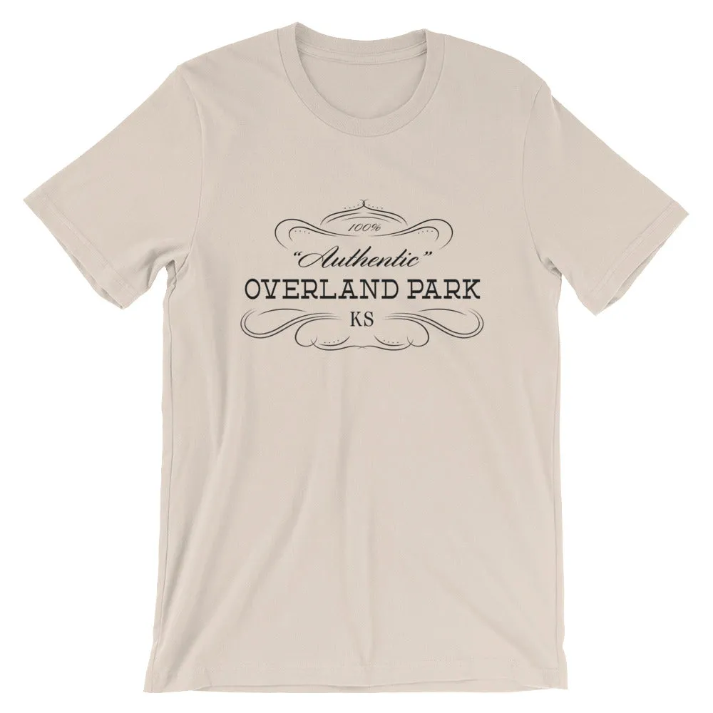 Kansas - Overland Park KS - Short-Sleeve Unisex T-Shirt - "Authentic"