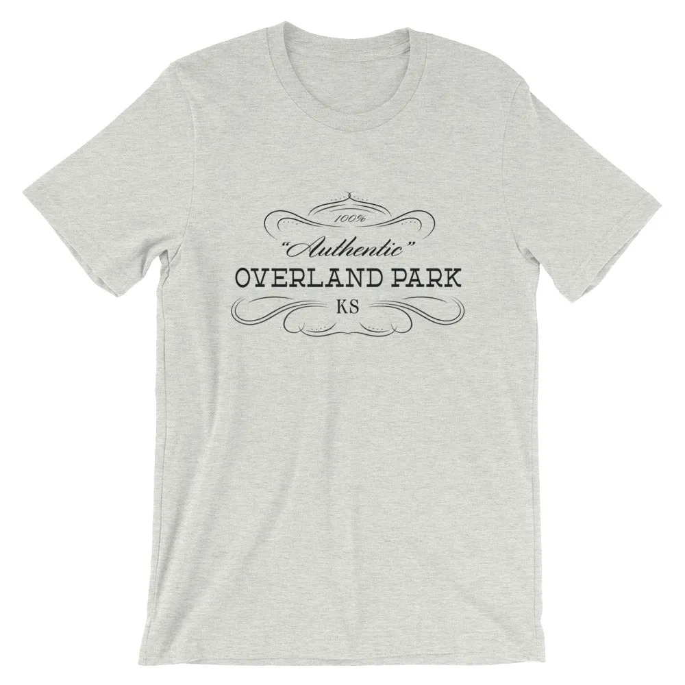 Kansas - Overland Park KS - Short-Sleeve Unisex T-Shirt - "Authentic"