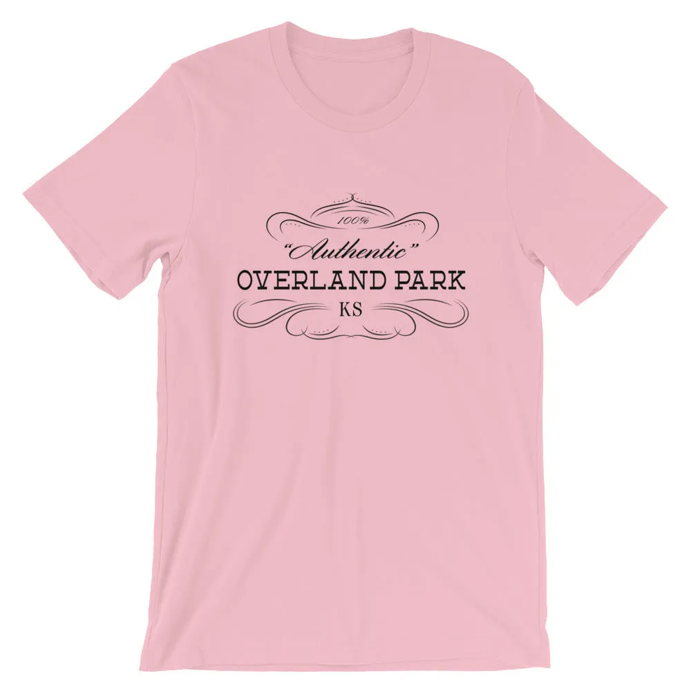 Kansas - Overland Park KS - Short-Sleeve Unisex T-Shirt - "Authentic"