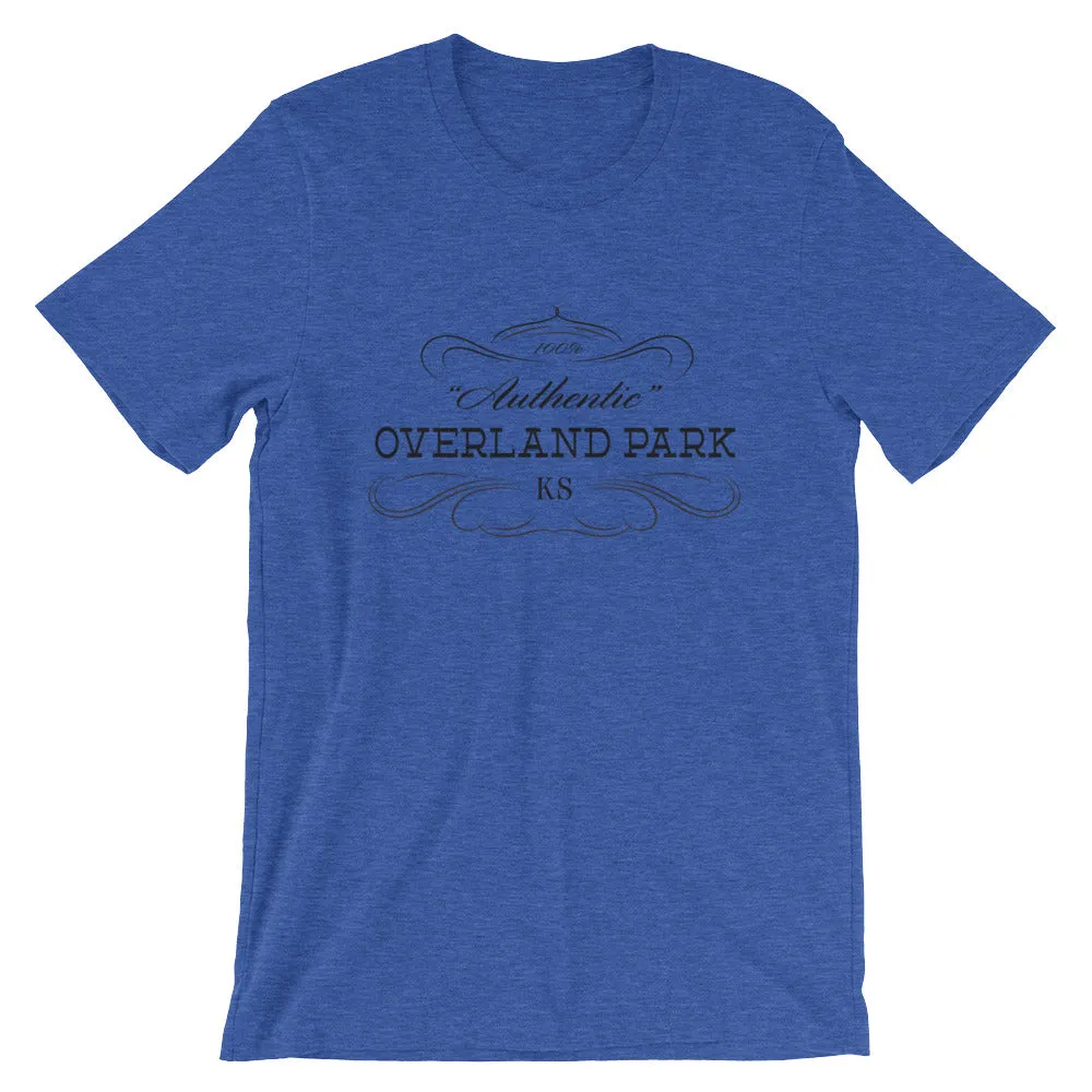 Kansas - Overland Park KS - Short-Sleeve Unisex T-Shirt - "Authentic"