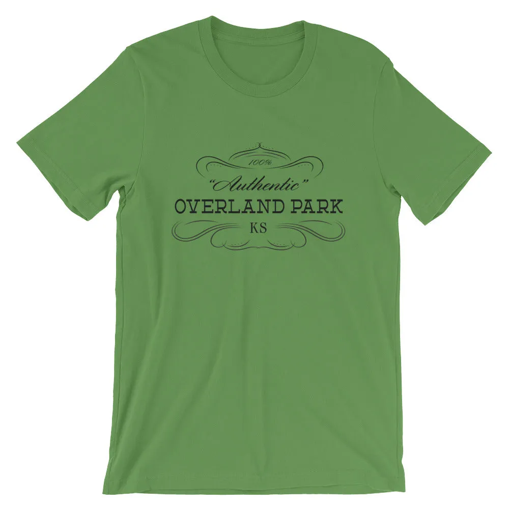 Kansas - Overland Park KS - Short-Sleeve Unisex T-Shirt - "Authentic"