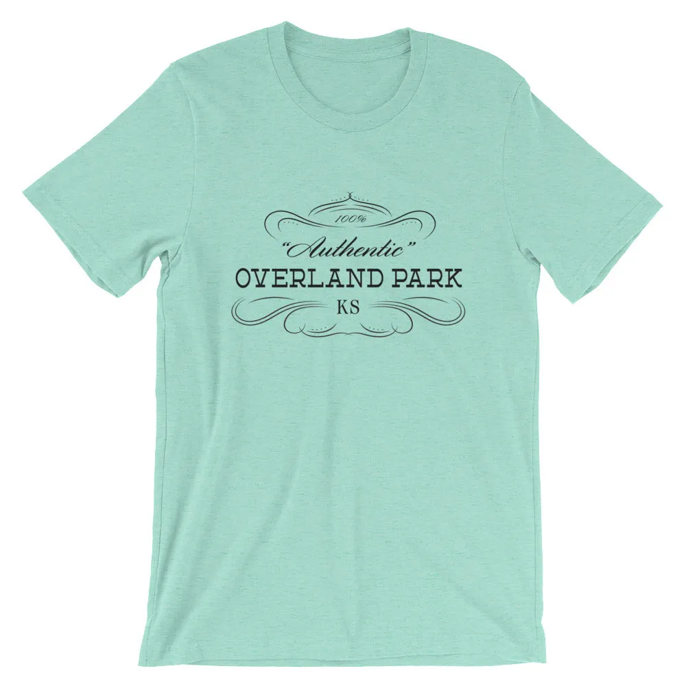 Kansas - Overland Park KS - Short-Sleeve Unisex T-Shirt - "Authentic"