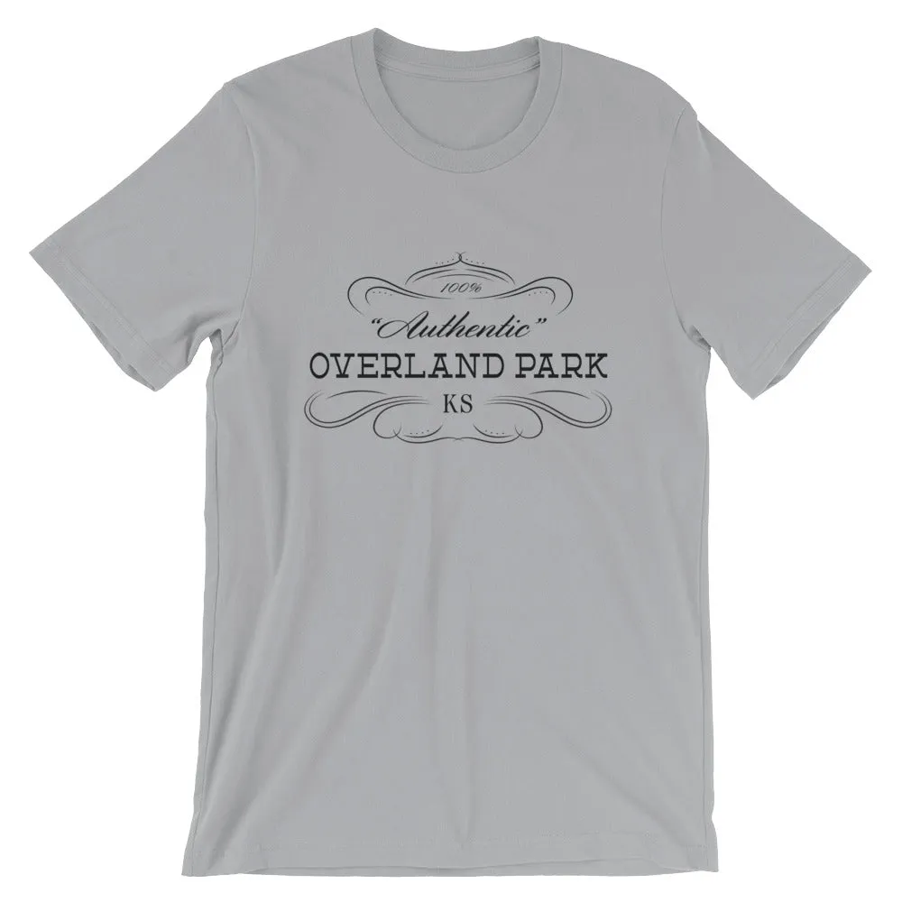 Kansas - Overland Park KS - Short-Sleeve Unisex T-Shirt - "Authentic"