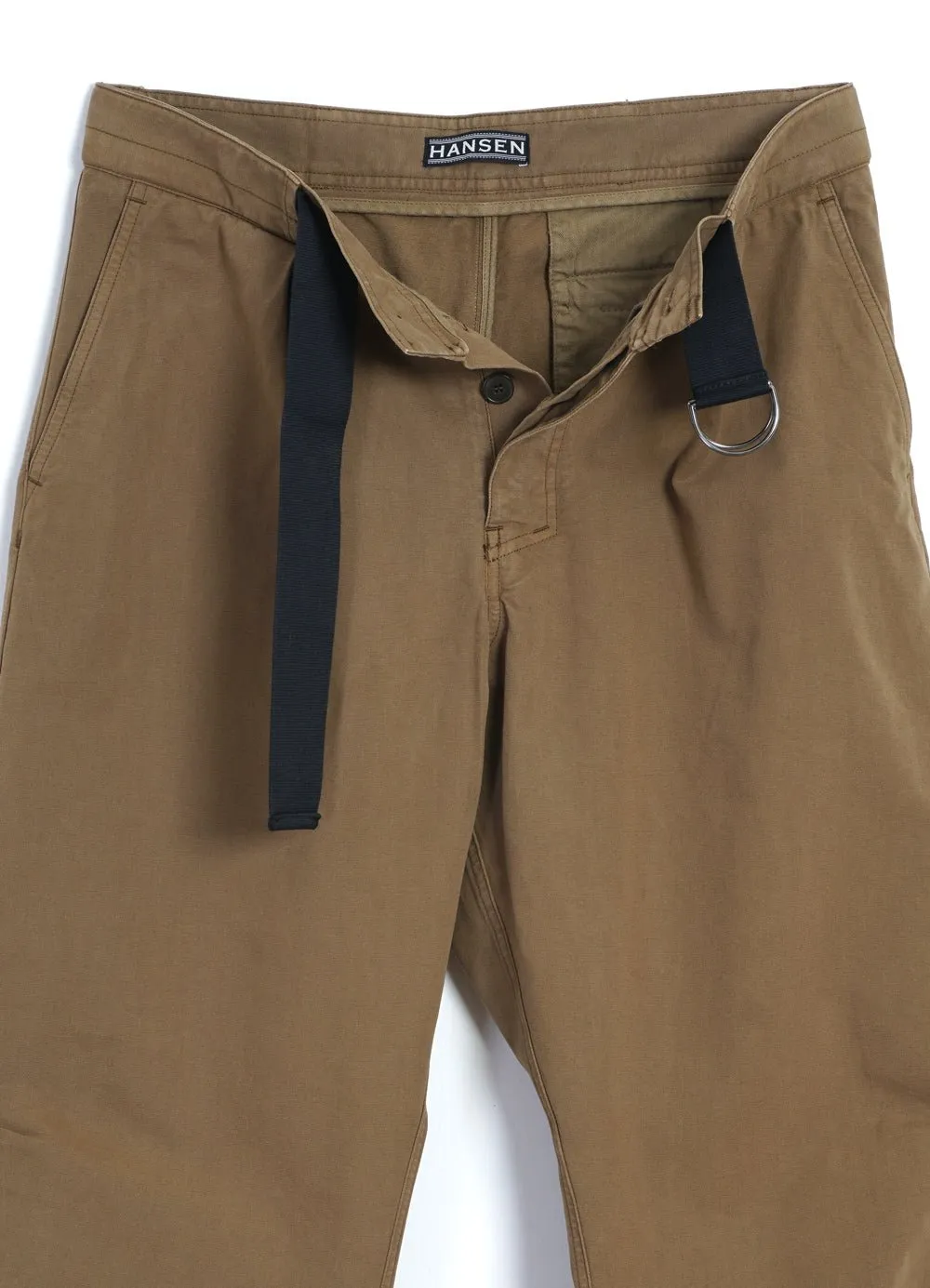 KARLO | Wide Cut Utility Trousers | Khaki