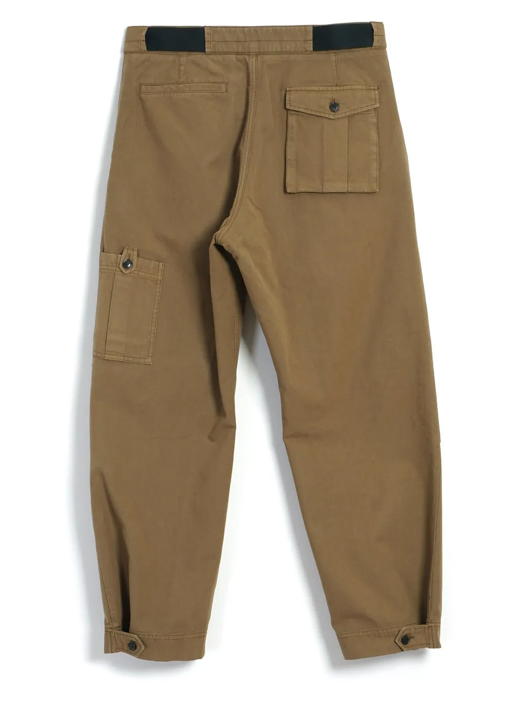 KARLO | Wide Cut Utility Trousers | Khaki