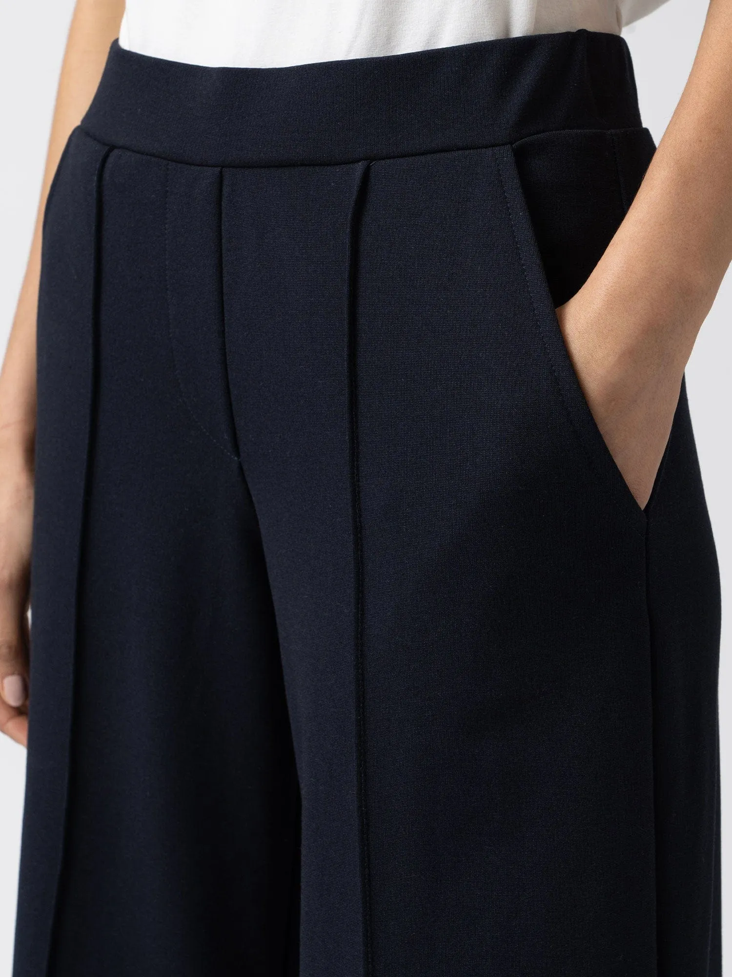 Keller Wide Leg Pant - Navy