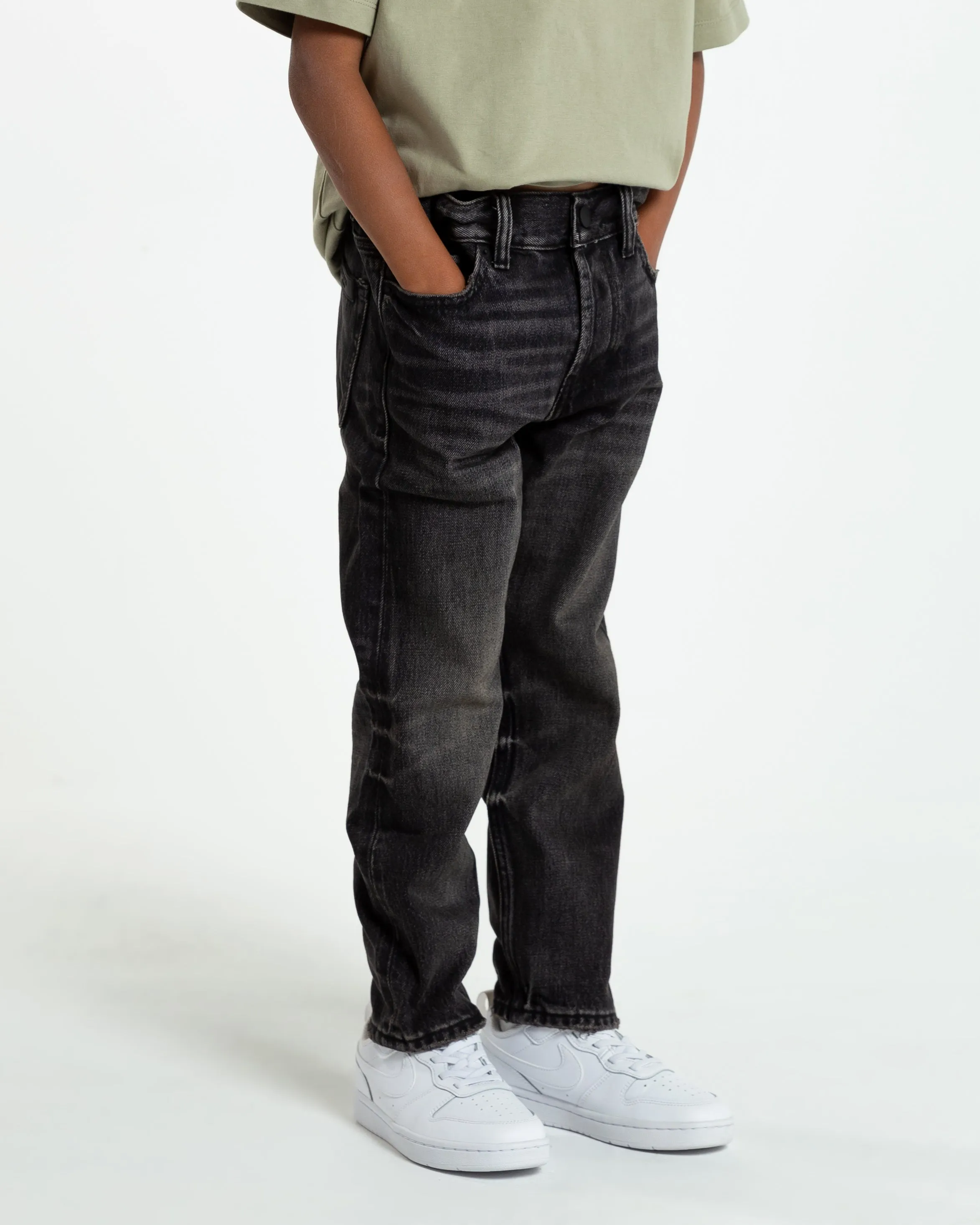 Kids' 5 Pocket Jeans in Black