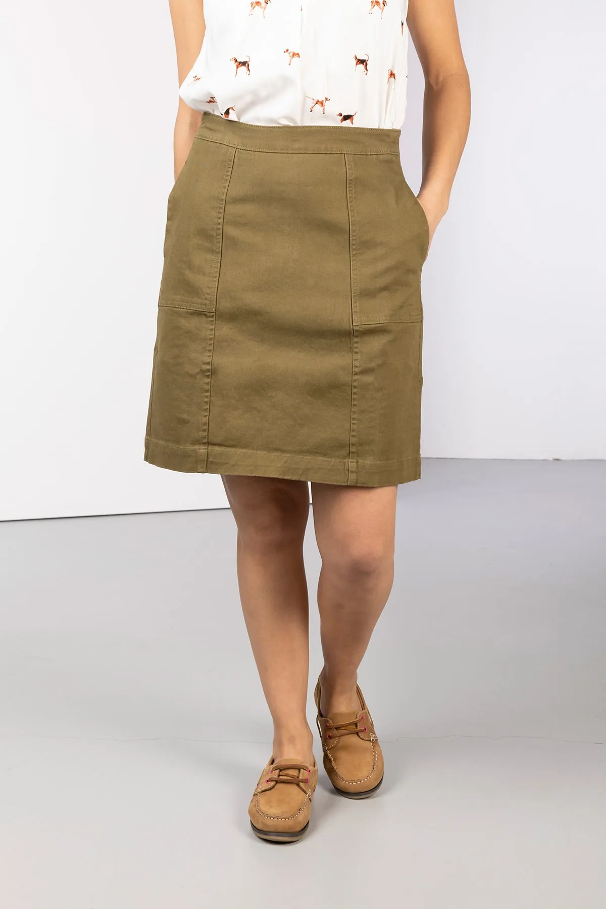 Ladies Chino Twill Skirt - Ella