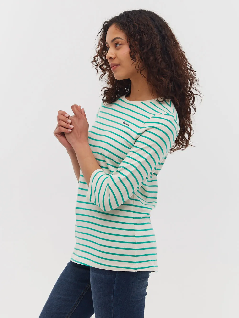 Lesedi 3/4 Stripe T-Shirt