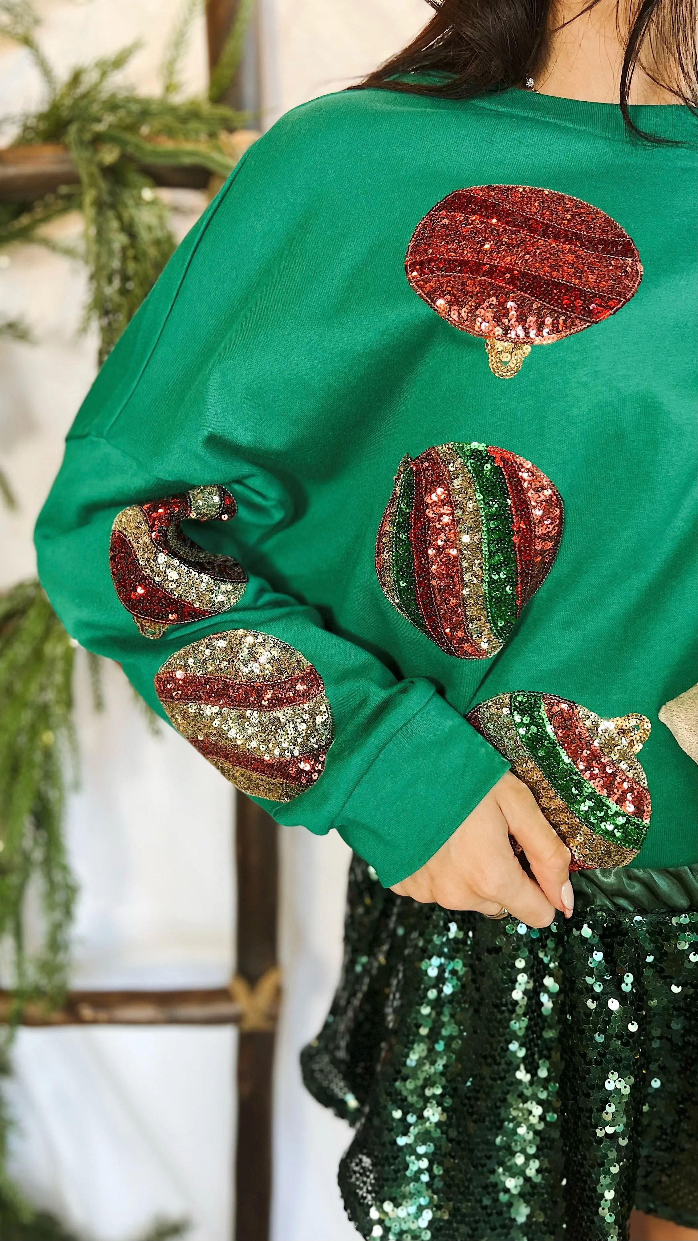 Let's Decorate Ornament Sweater