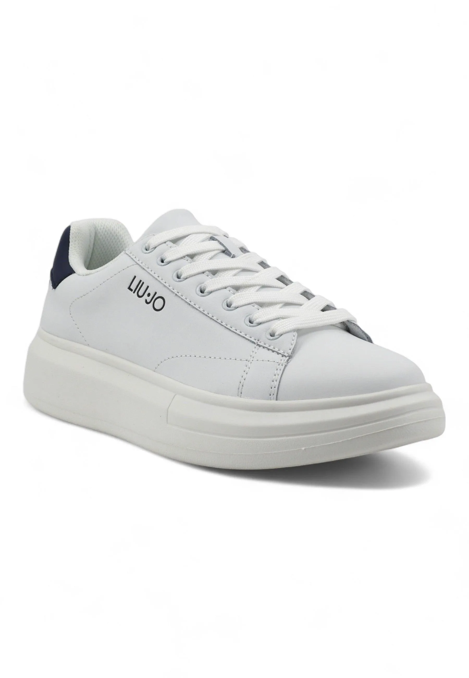 LIU JO Big 01 Sneaker Uomo White Blue 7B4027-PX474