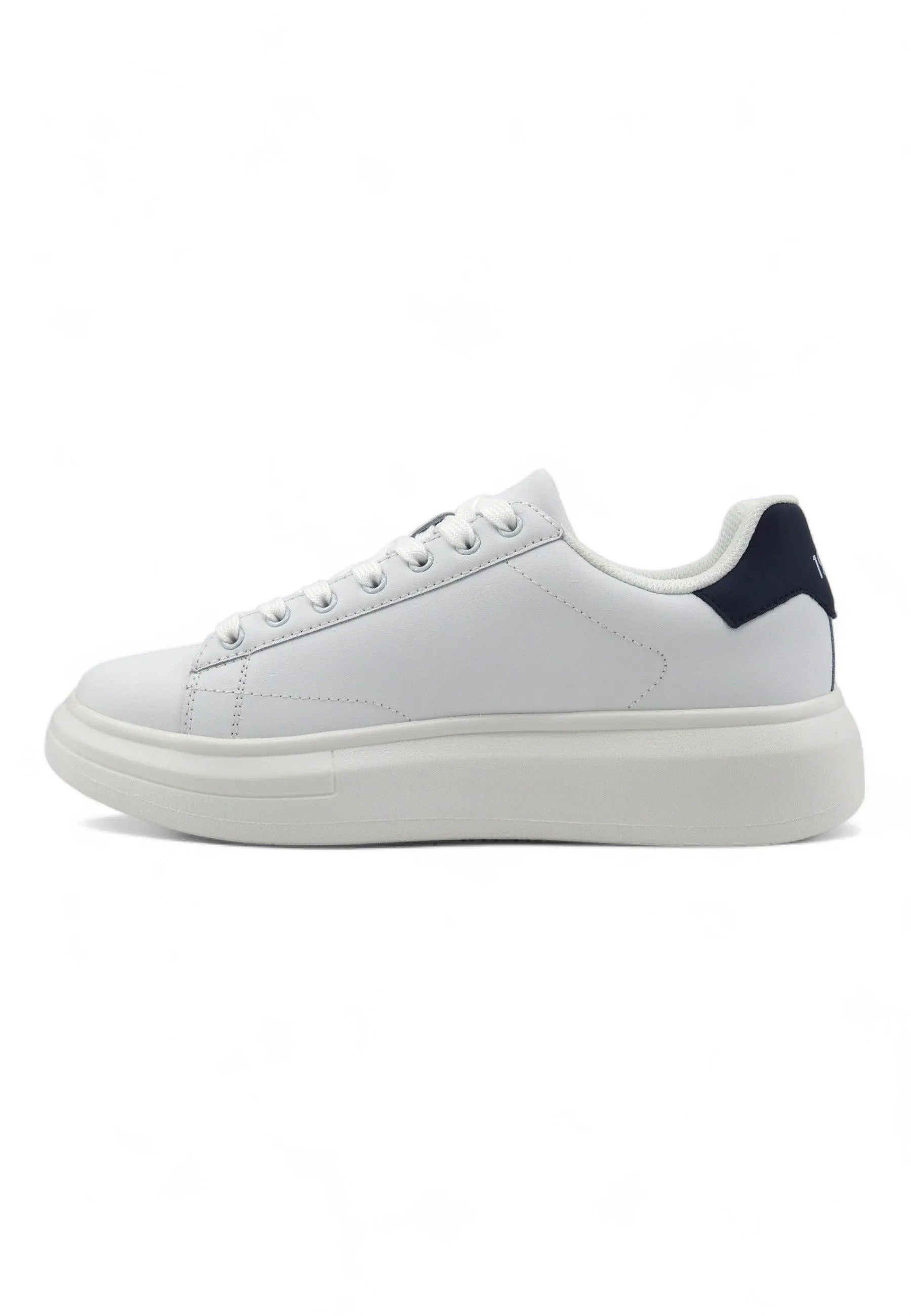 LIU JO Big 01 Sneaker Uomo White Blue 7B4027-PX474