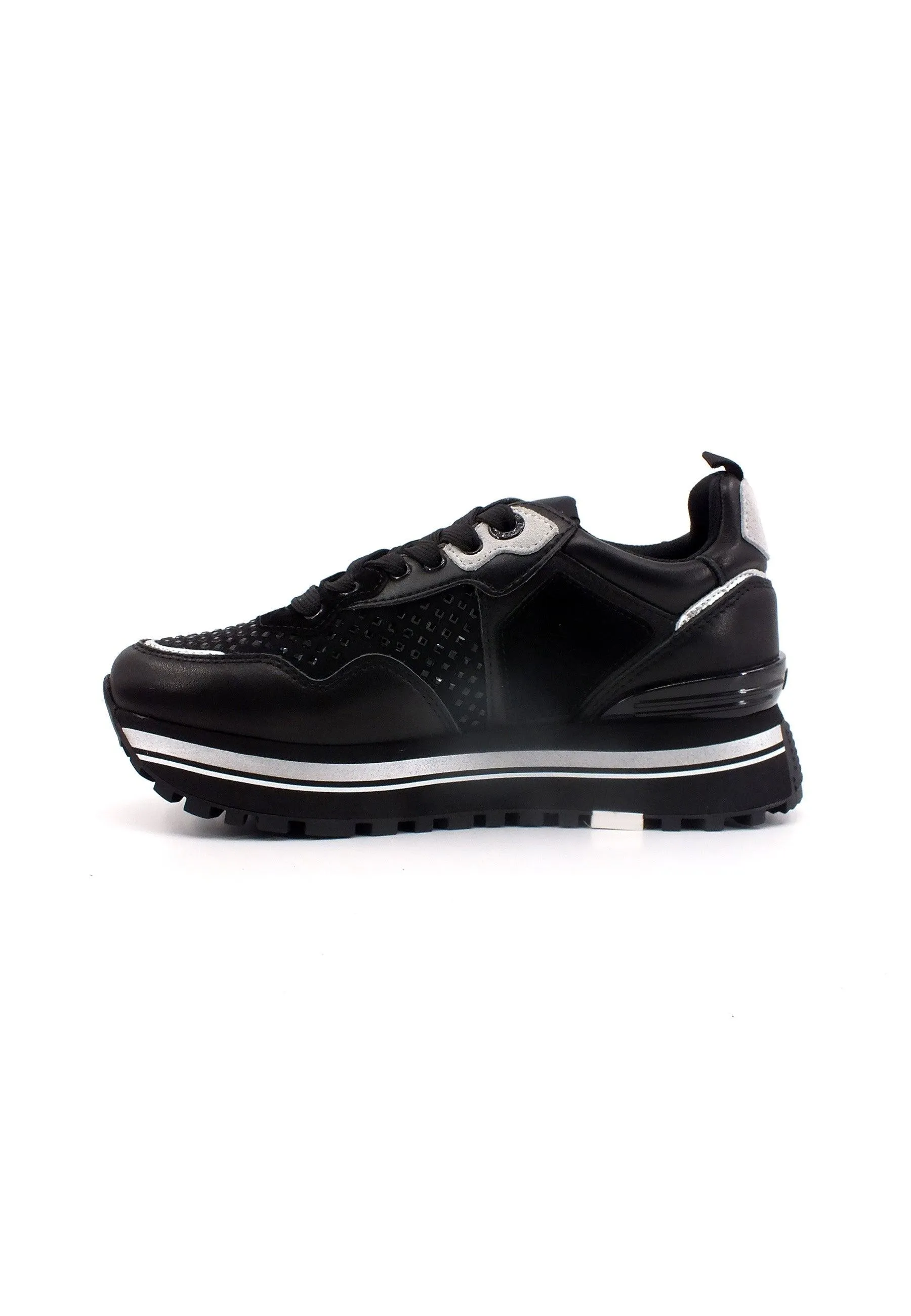 LIU JO Maxi Wonder 01 Sneaker Donna Black BF3003PX262