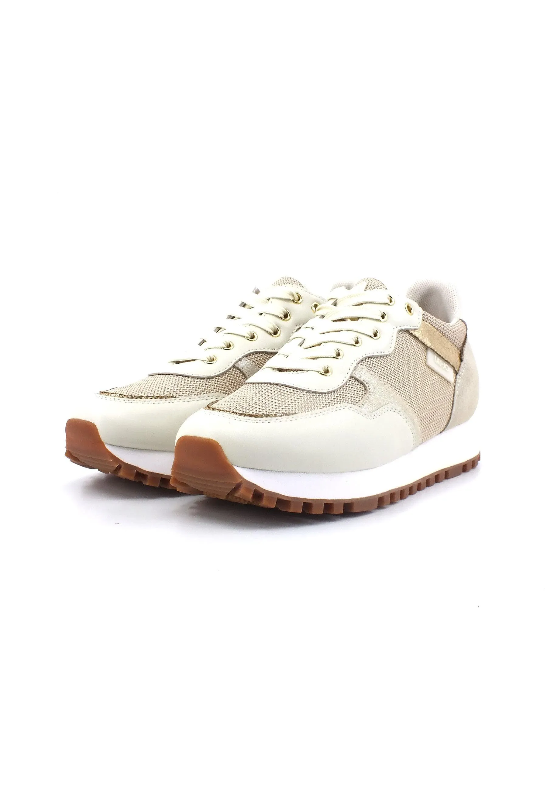 LIU JO Wonder 01 Sneaker Donna Beige Conchiglia BF3001PX340