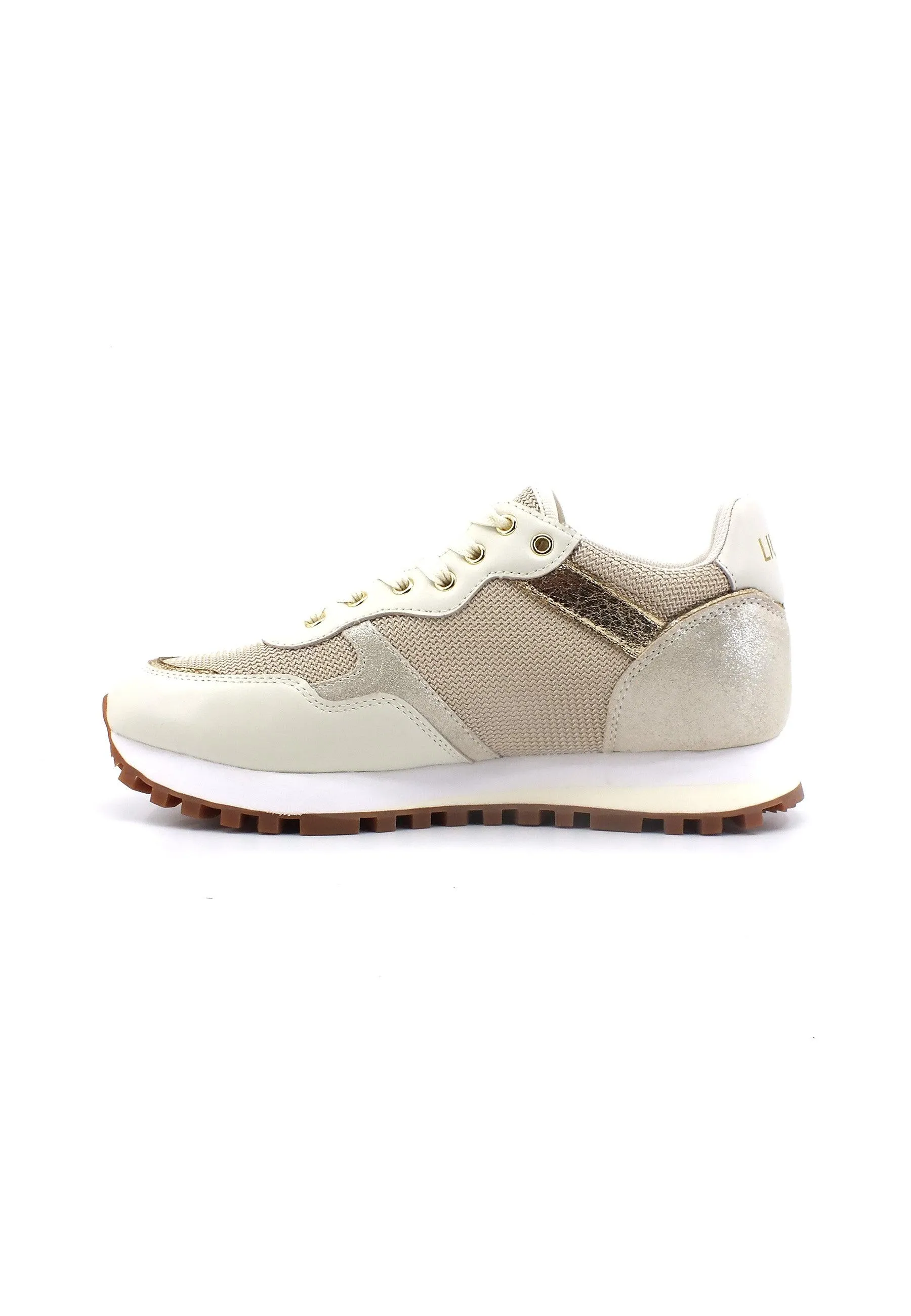 LIU JO Wonder 01 Sneaker Donna Beige Conchiglia BF3001PX340