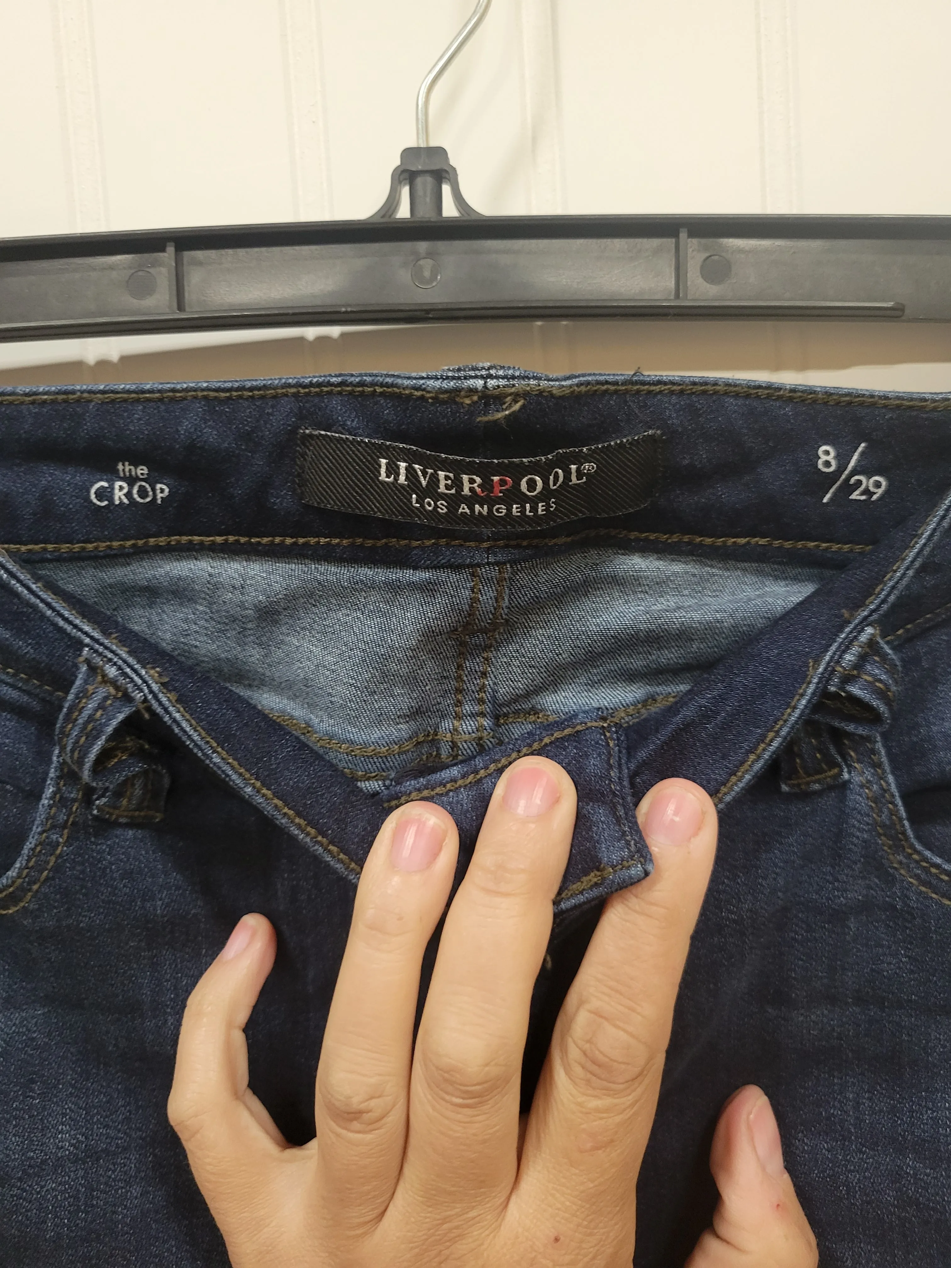 Liverpool Cropped Jeans