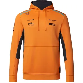 McLaren F1 Men's 2023 Team Hooded Sweatshirt - Papaya