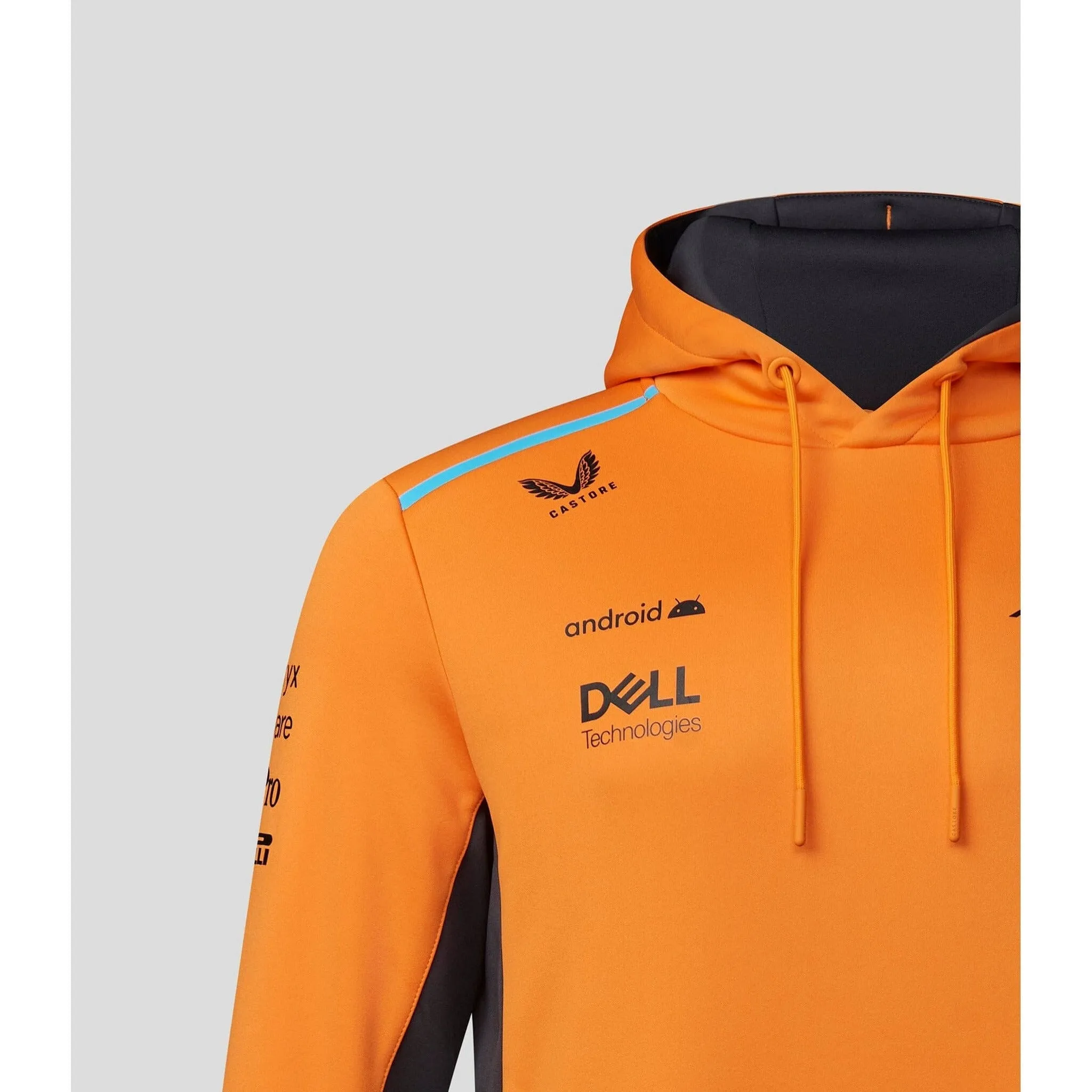 McLaren F1 Men's 2023 Team Hooded Sweatshirt - Papaya