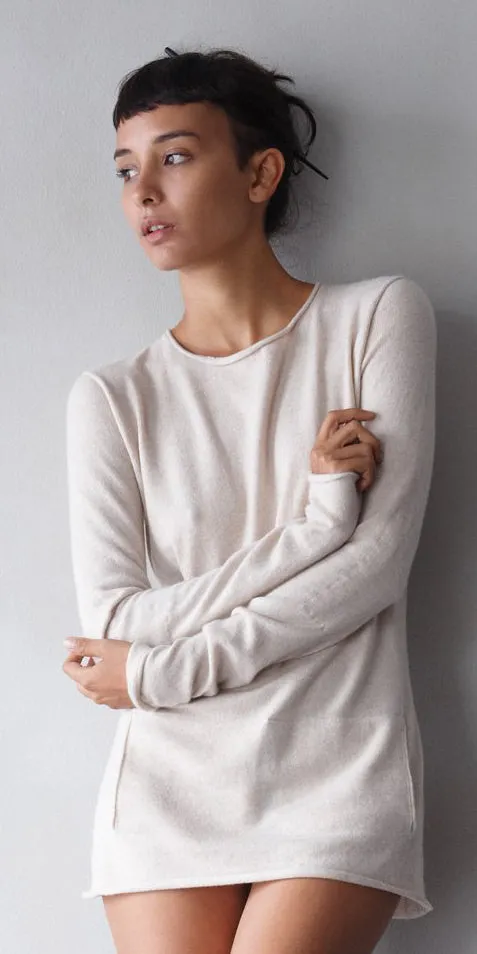 Mid-Weight Cashmere Crew-Neck Sweater