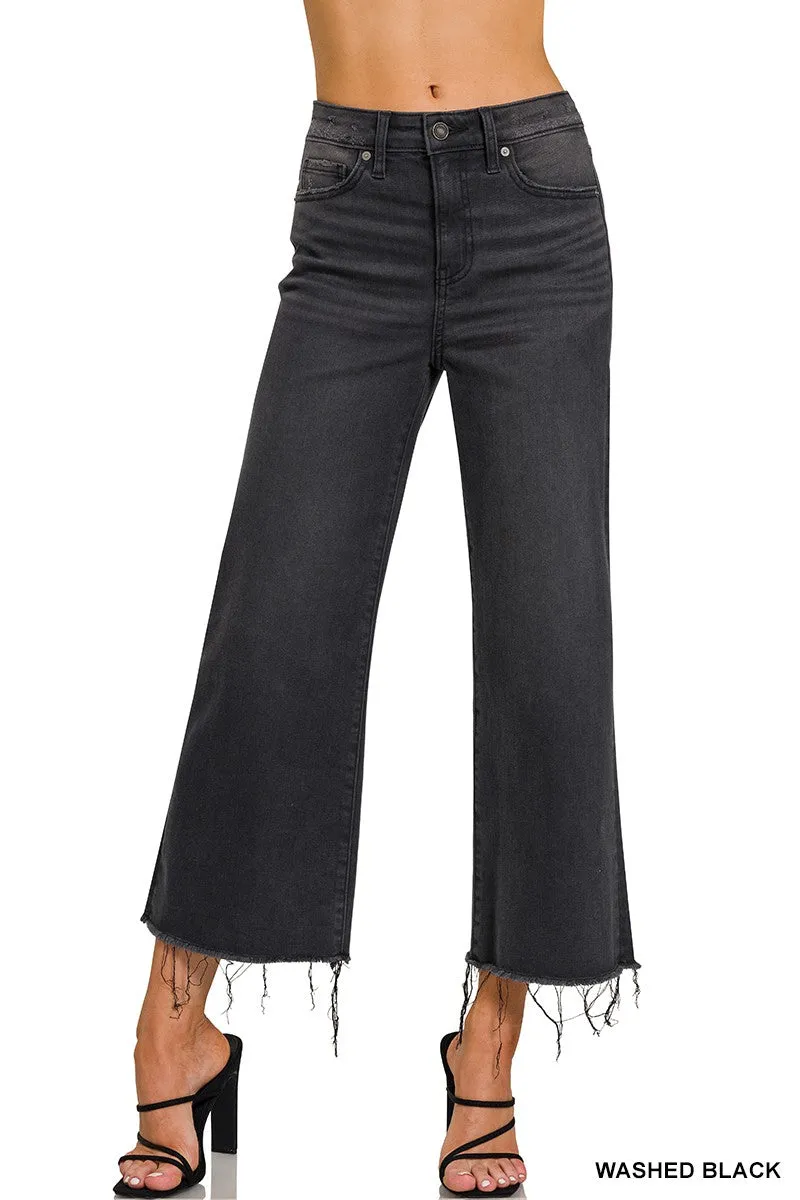 Morgan Cropped Wide Leg Jean