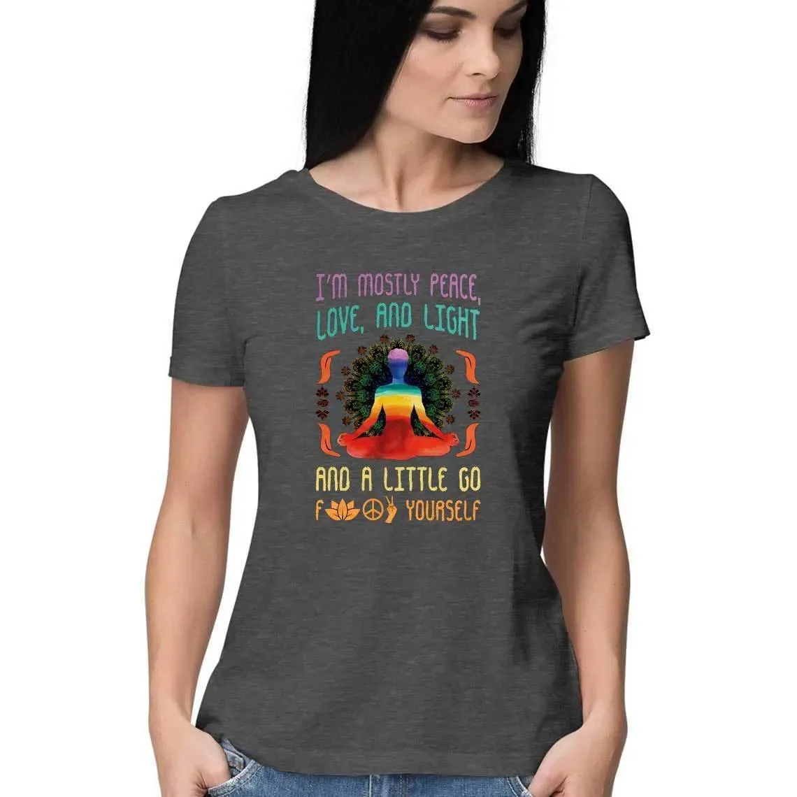 Mostly Saint Round Neck T-shirt for women