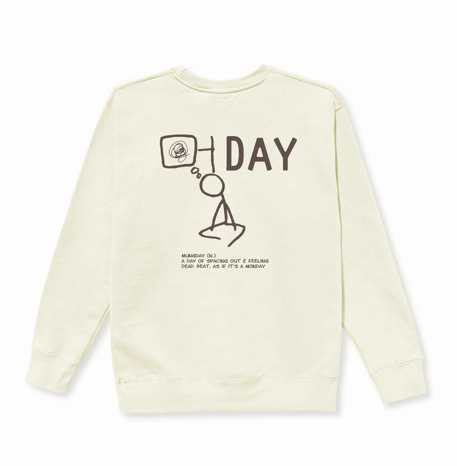 MUNG DAY CREWNECK (CREAM)