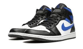 Nike Air Jordan 1 Mid White Black Racer Blue