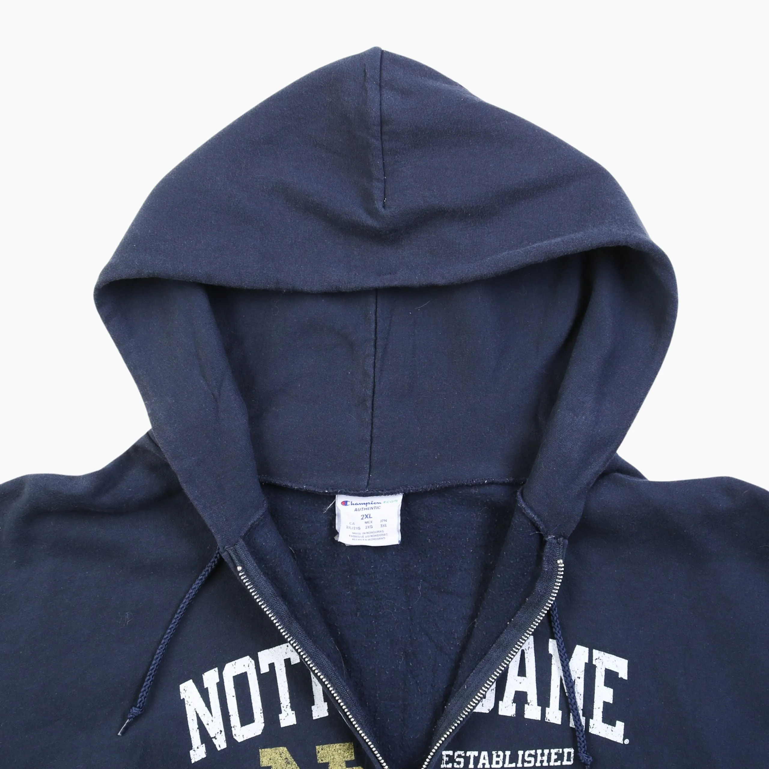 'NOTRE DAME' Champion Hooded Sweatshirt