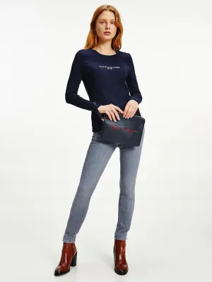 Organic Cotton Long Sleeve T-shirt - Navy