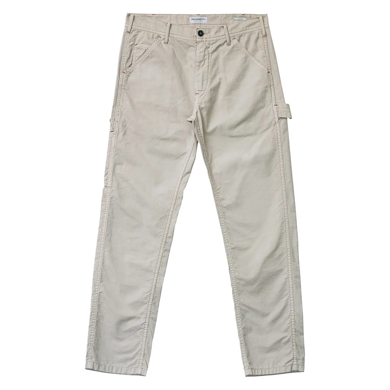 PRESIDENT’S Trousers Labor Fine Canvas Mastic