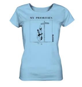 "Beach Priorities" - Damen Premium Organic Shirt