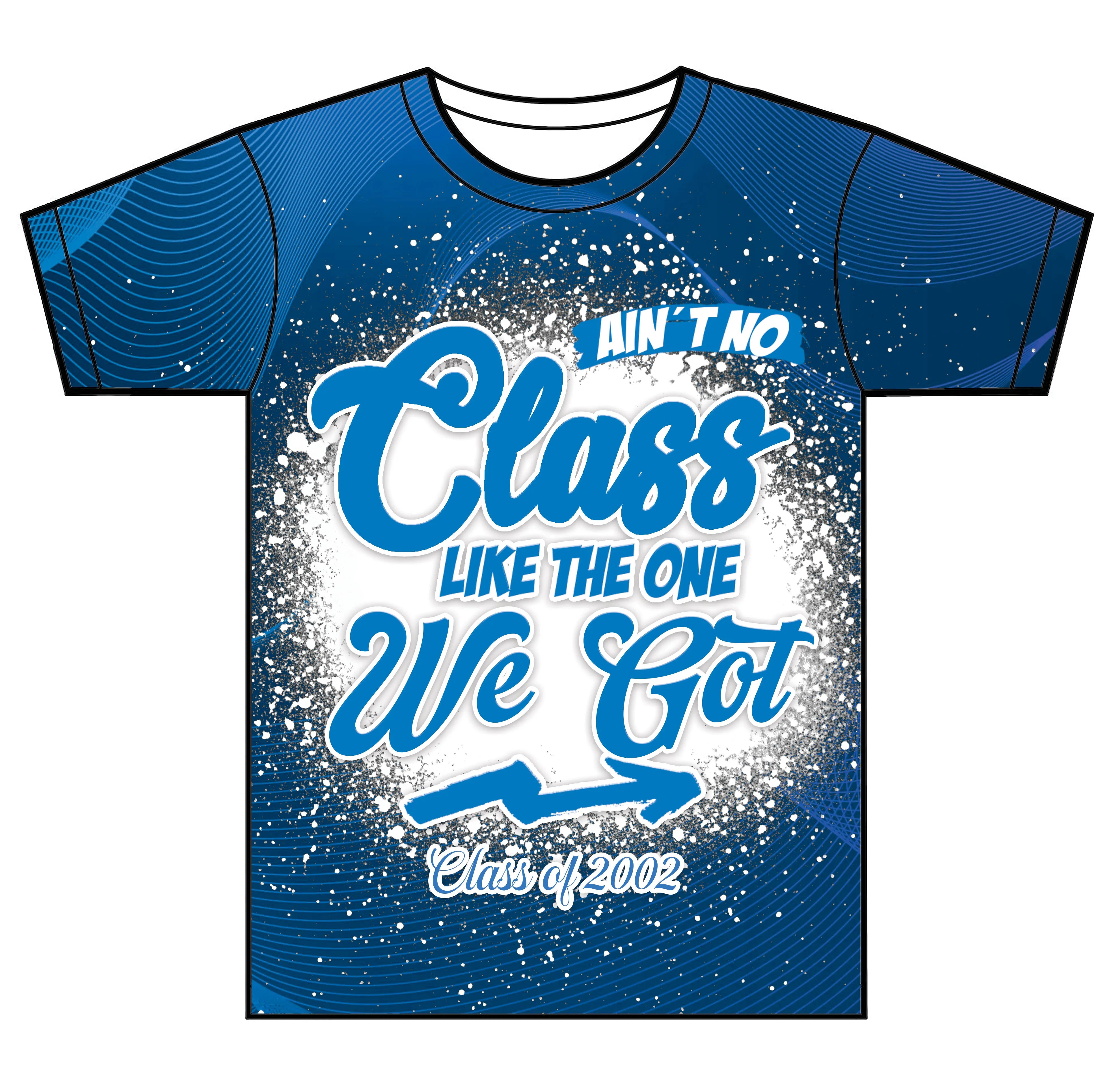 "Class of 02" Custom Designed Class Reunion 3D shirt