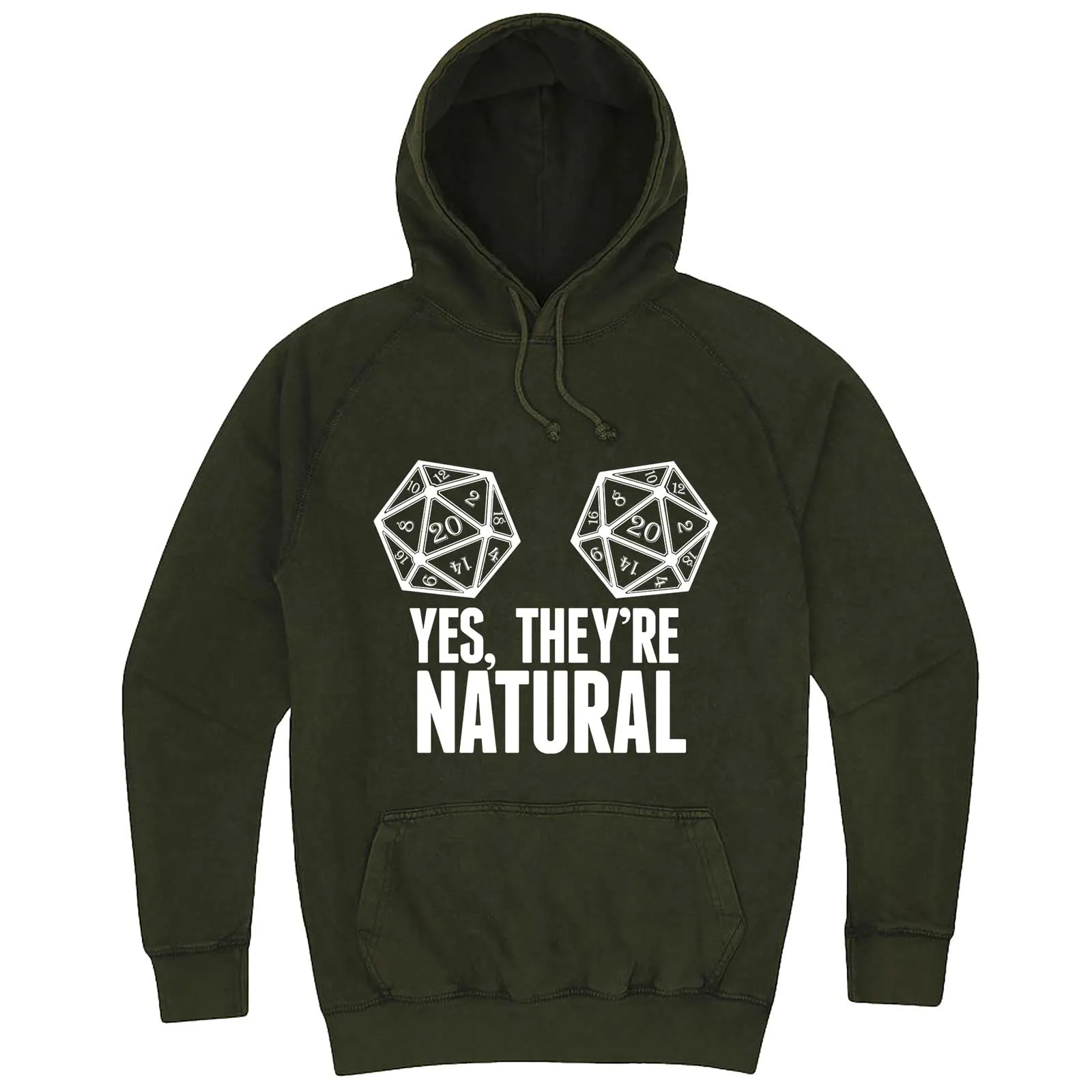 "Yes They're Natural" hoodie