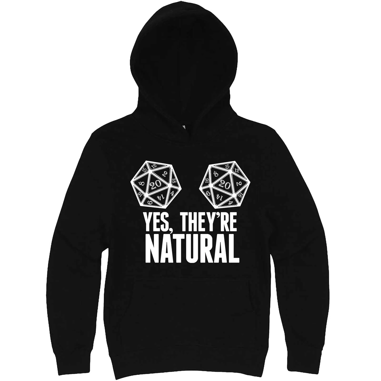 "Yes They're Natural" hoodie