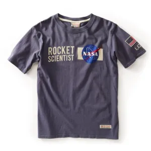 RED CANOE - NASA ROCKET SCIENTIST MEN'S T-SHIRT - BLUE