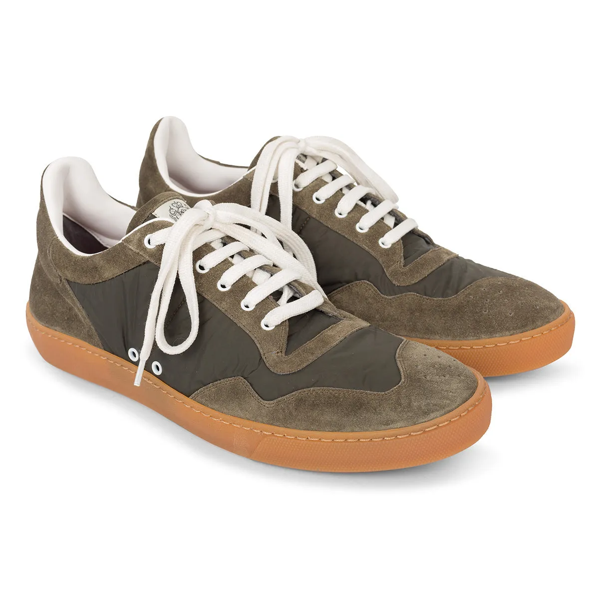 SPORT 85025<br> Leather and fabric sneakers