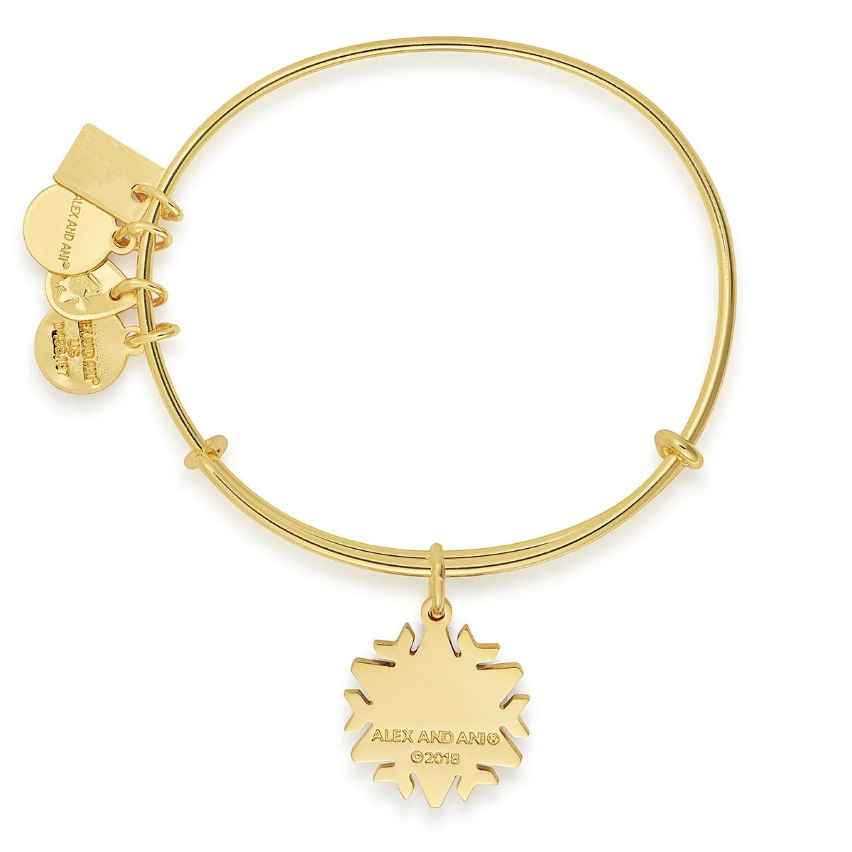 Team USA Snowflake Charm Bangle