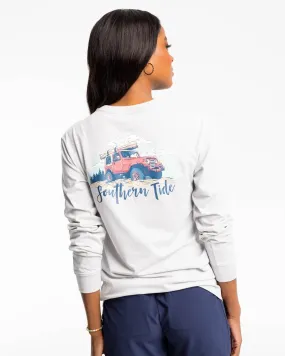 The Lake Awaits Women's Long Sleeve Tee