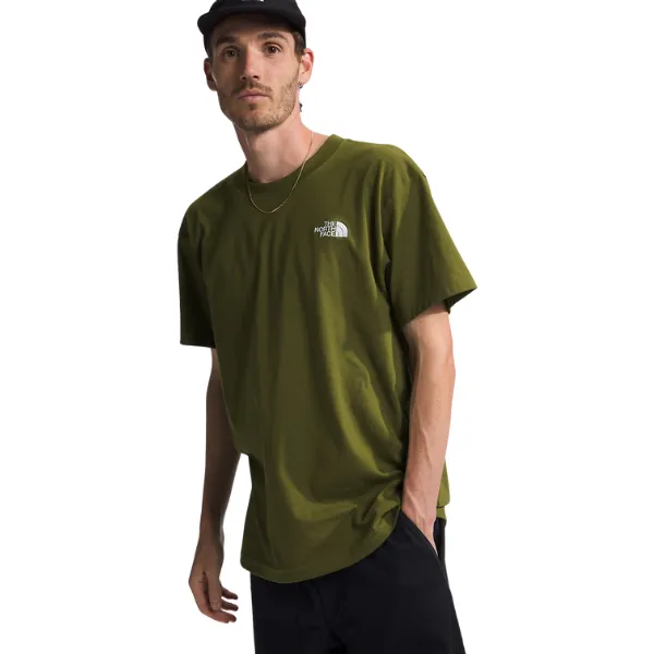 The North Face Men’s Short-Sleeve Evolution Box Fit Tee - Forest Olive