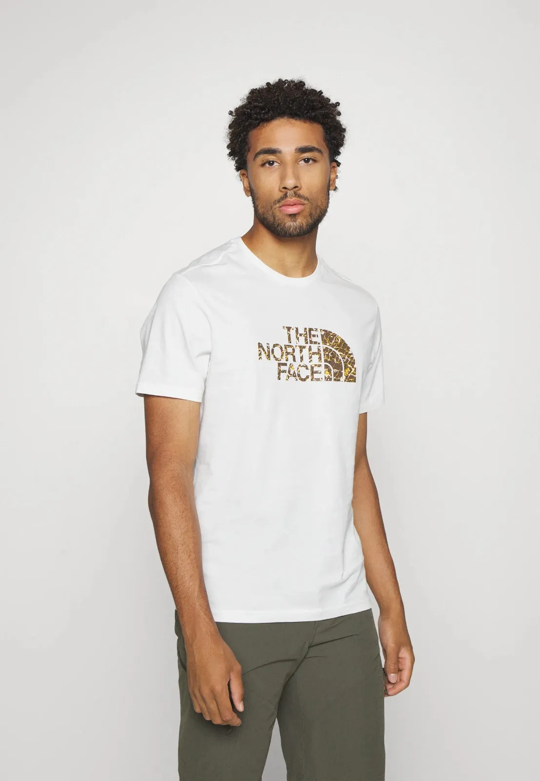 The North Face T-Shirt Mezza Manica Bianca Uomo Rust 2023