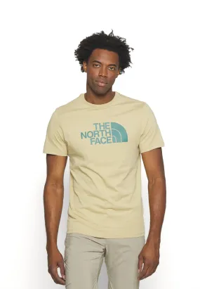 The North Face T-Shirt Mezza Manica Uomo Easy Tee Beige Verde