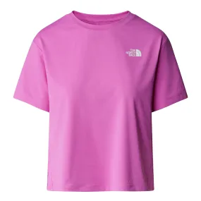 The North Face women's short sleeve technical t-shirt for running Flex Circuit NF0A87JVQIX1 violet