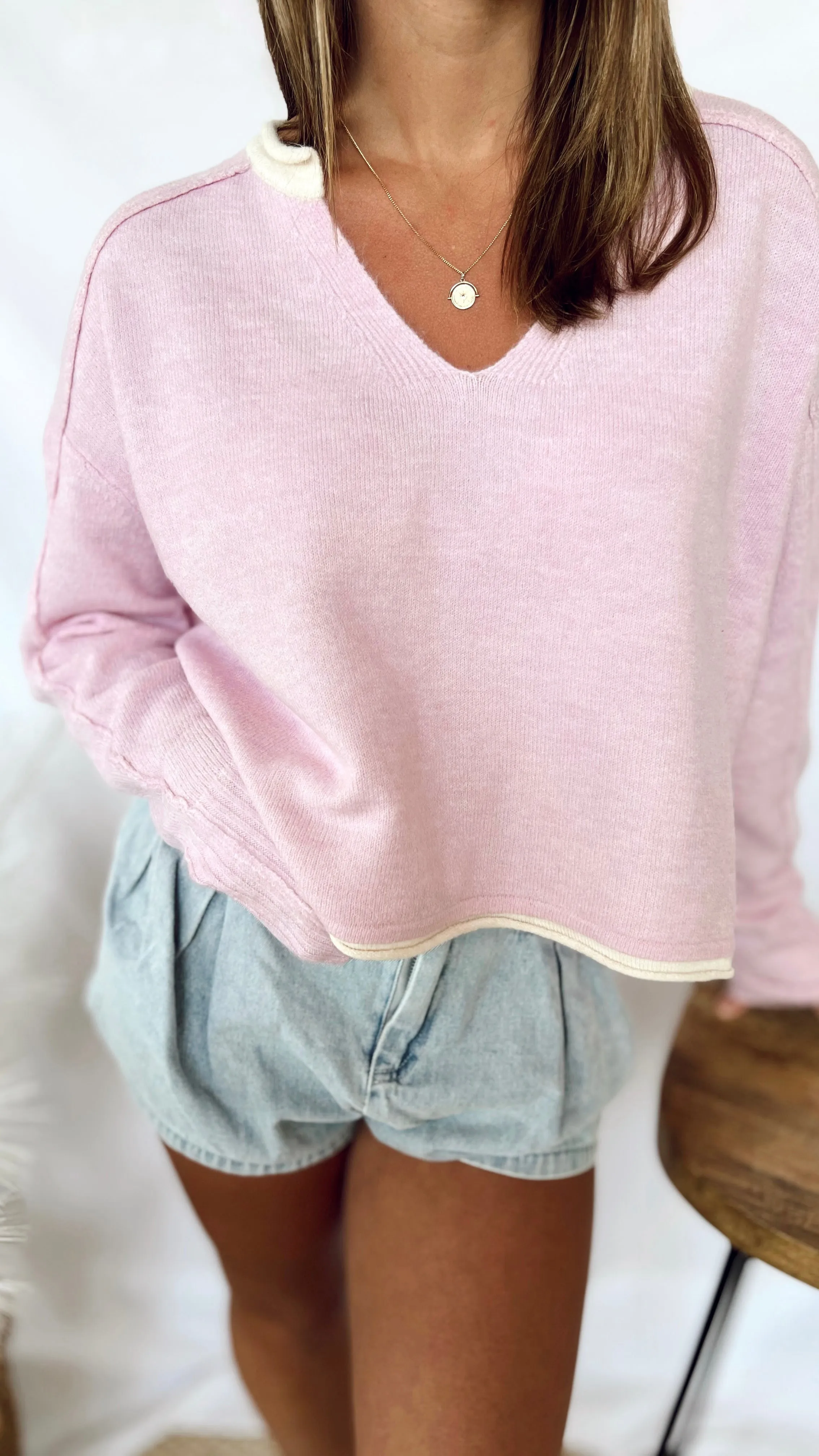 The Pink-ing of You Sweater