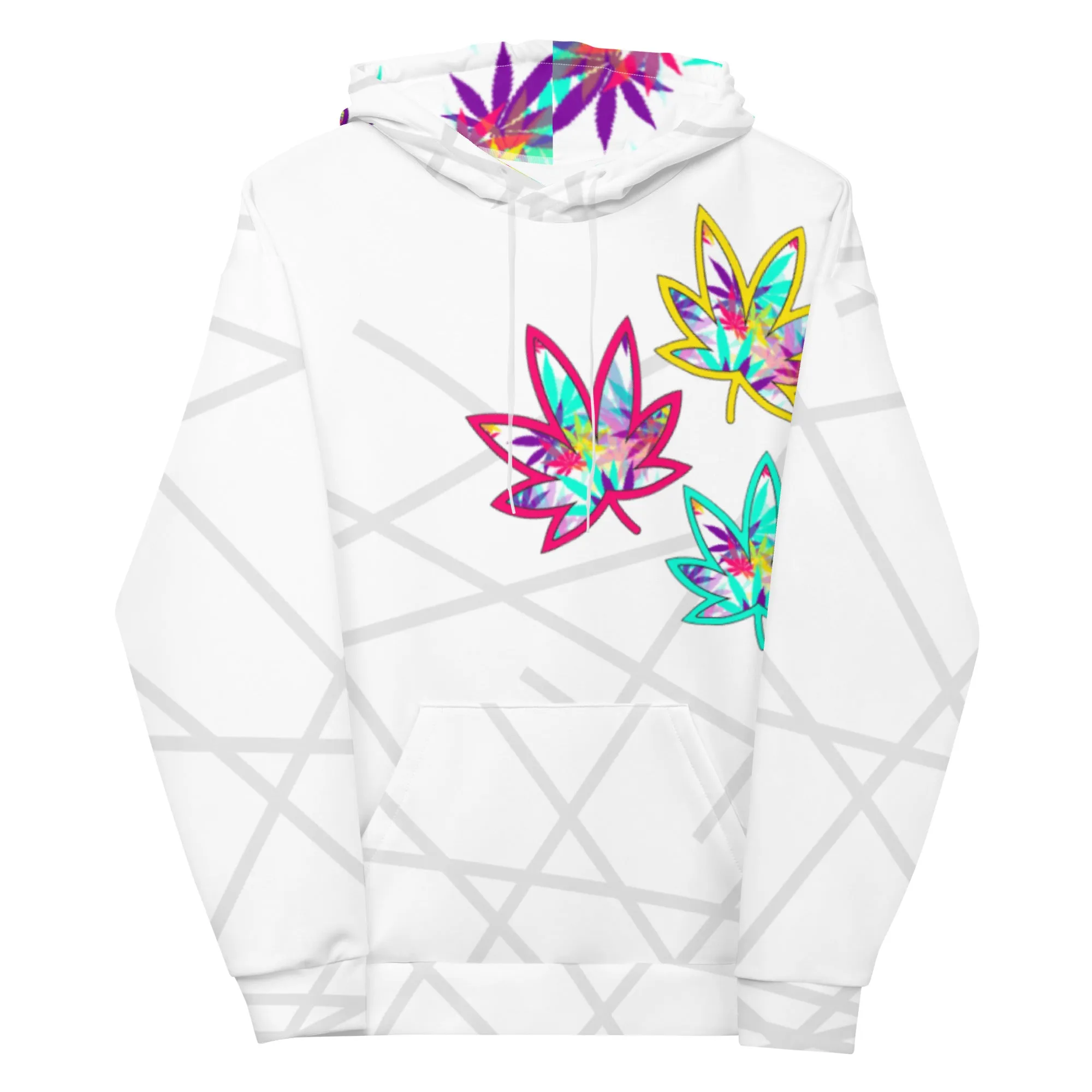 Thick Vibrate Leaves Hoodie