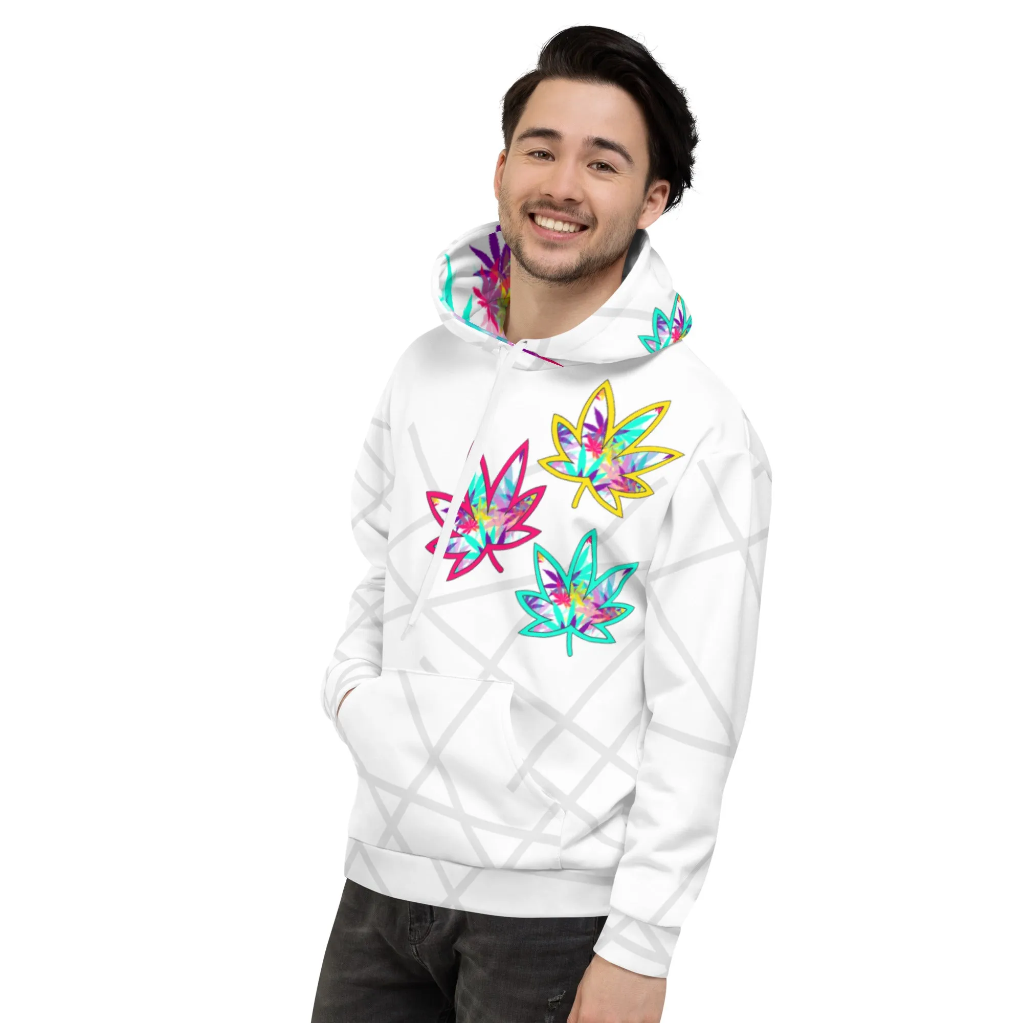 Thick Vibrate Leaves Hoodie