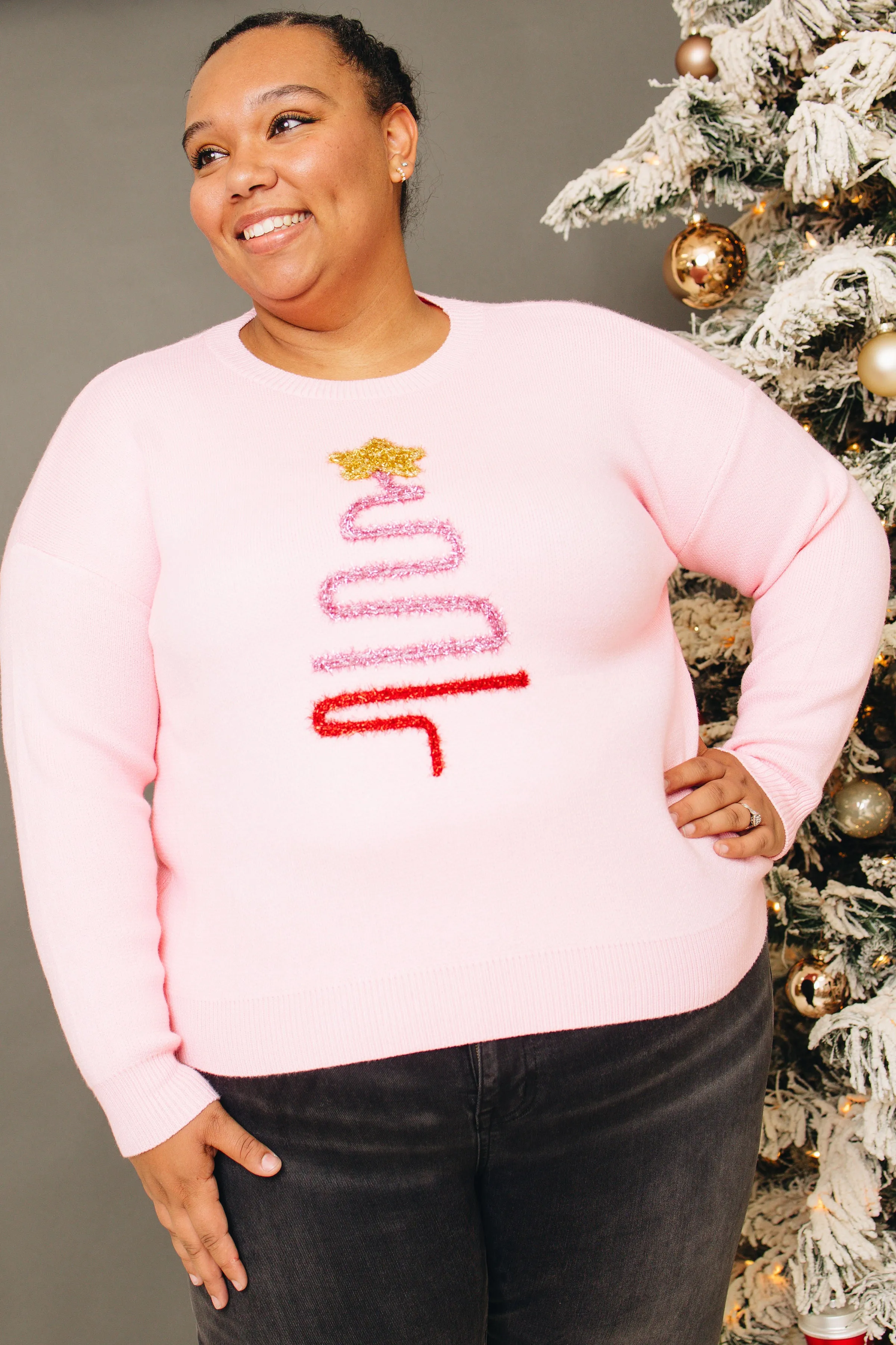 Tinsel Tidings Xmas Sweater (S-3XL)