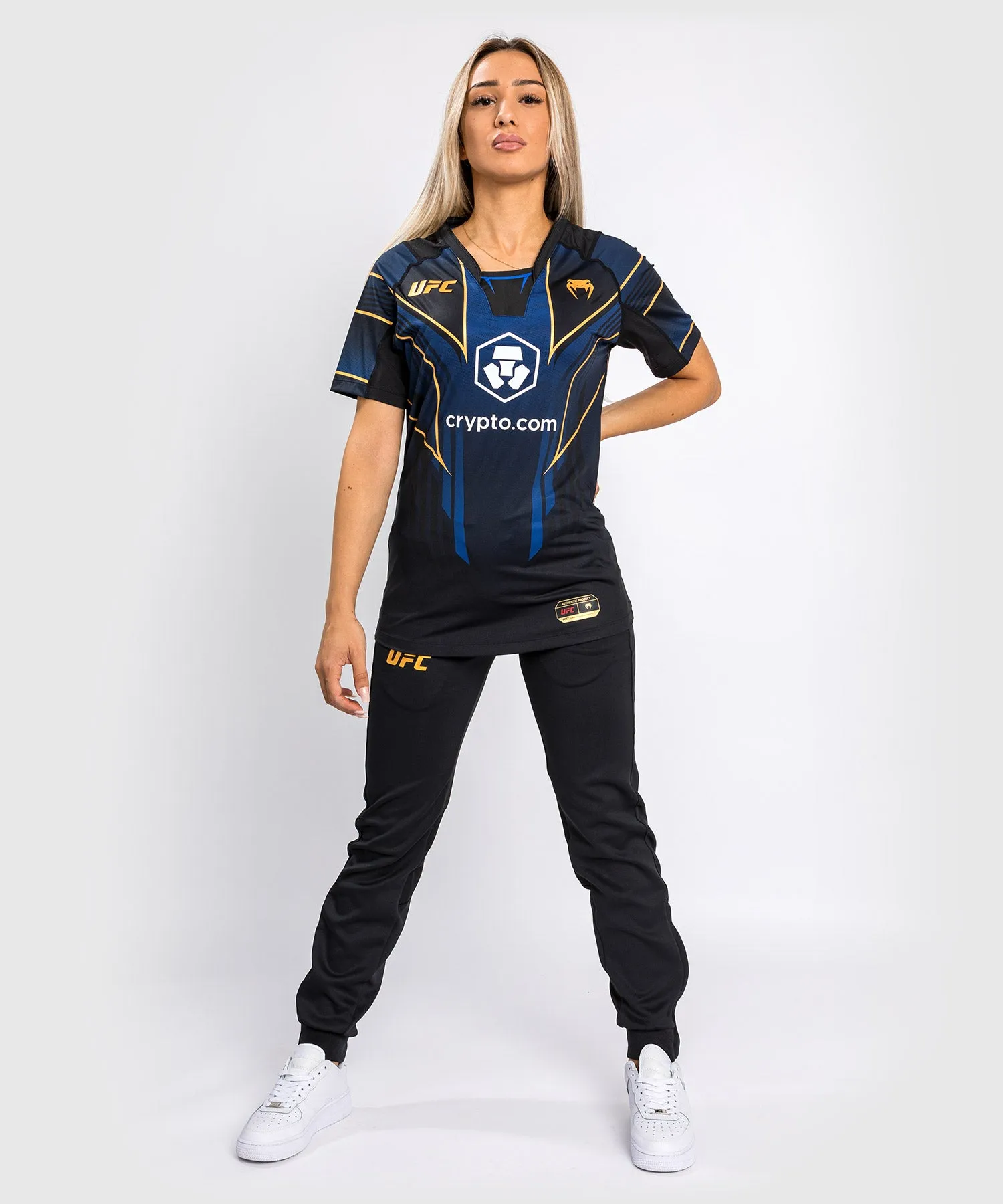 UFC Authentic Fight Night 2.0 Kit By Venum Women's Walkout Jersey - Midnight Edition - Champion