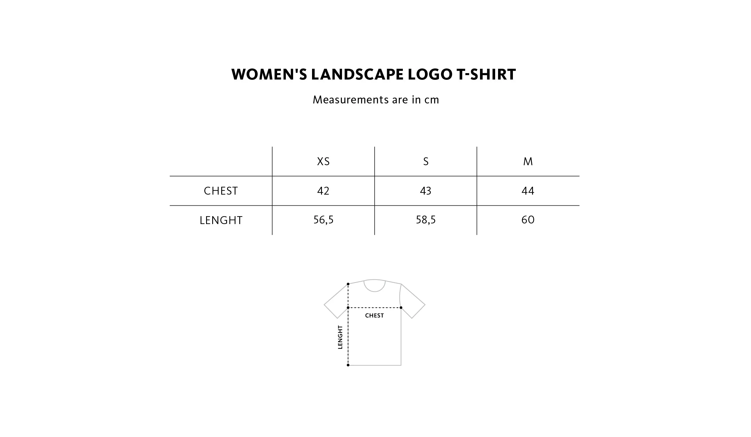 Women's Landscape Logo T-shirt